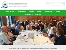 Tablet Screenshot of princetonfuture.org